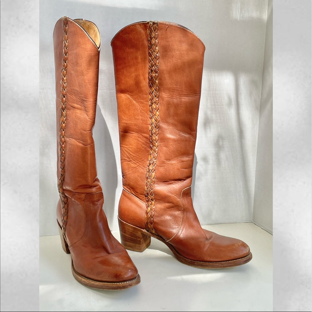 Vintage Black Label Frye Campus Boots